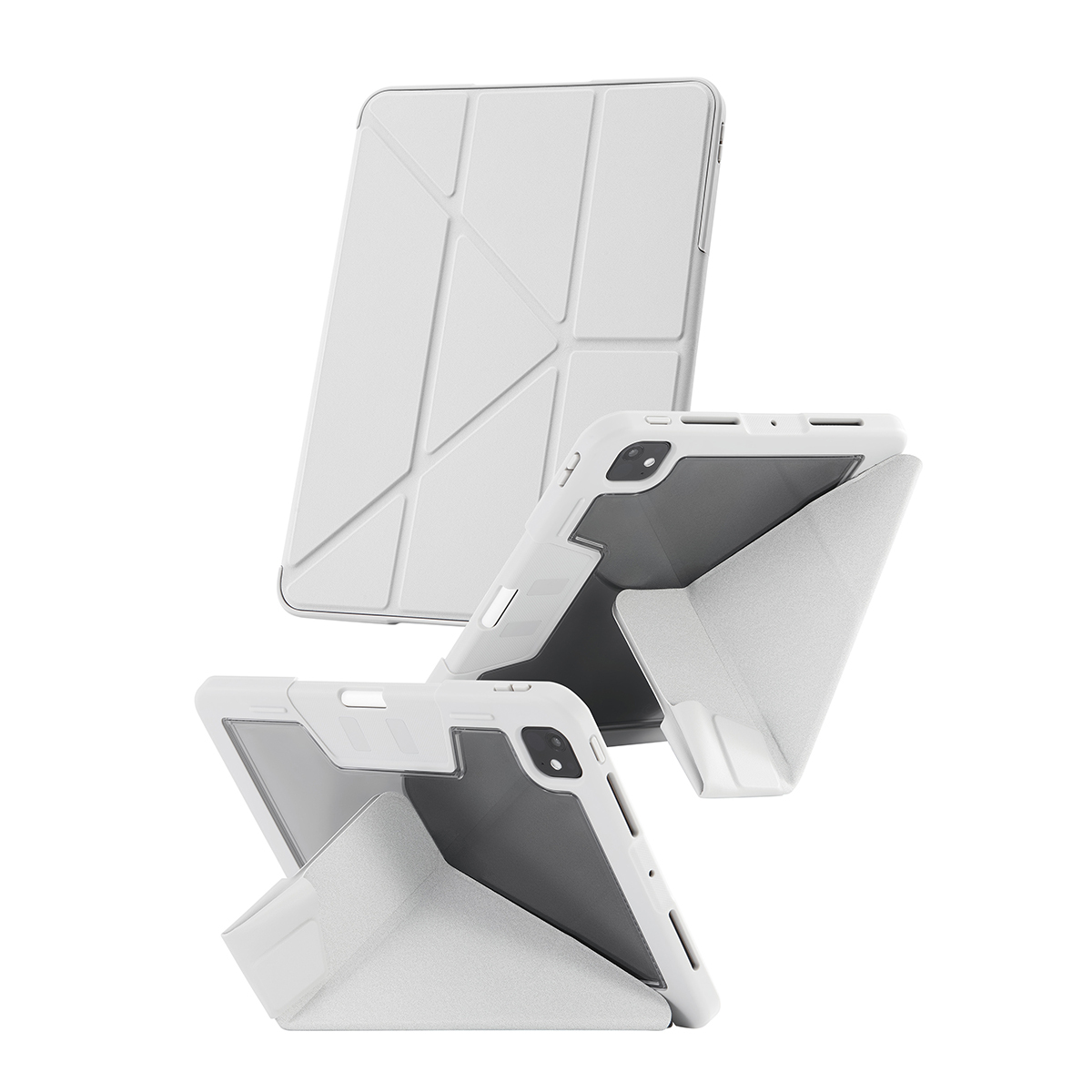 PanzerGlass CARE by ® TPU Essential Case Grey iPad Pro 11" (2024-2025) coque de protection pour téléphones portables Housse