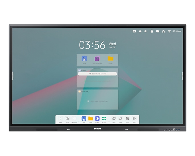 Samsung LH86WACWLGCXEN tableau blanc interactif 2,18 m (86") 3840 x 2160 pixels Écran tactile Noir Samsung LH86WACWLGCXEN tableau blanc interactif 2,18 m (86") 3840 x 2160 pixels Écran tactile Noir