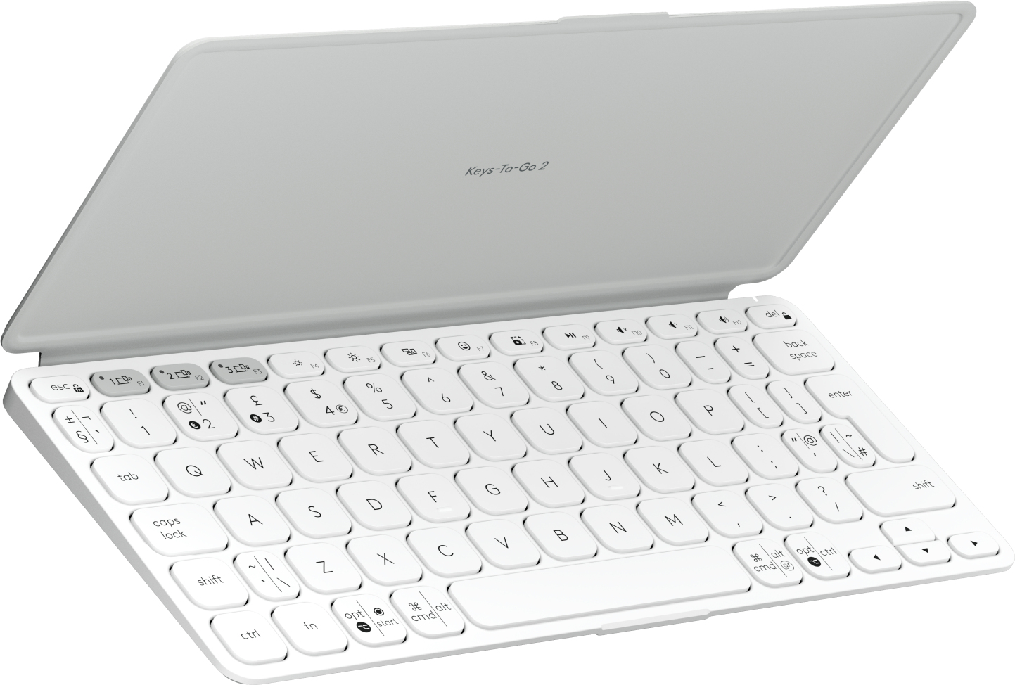 Logitech Keys-To-Go 2 clavier Universel Bluetooth QWERTY US International Blanc Logitech Keys-To-Go 2 clavier Universel Bluetooth QWERTY US International Blanc