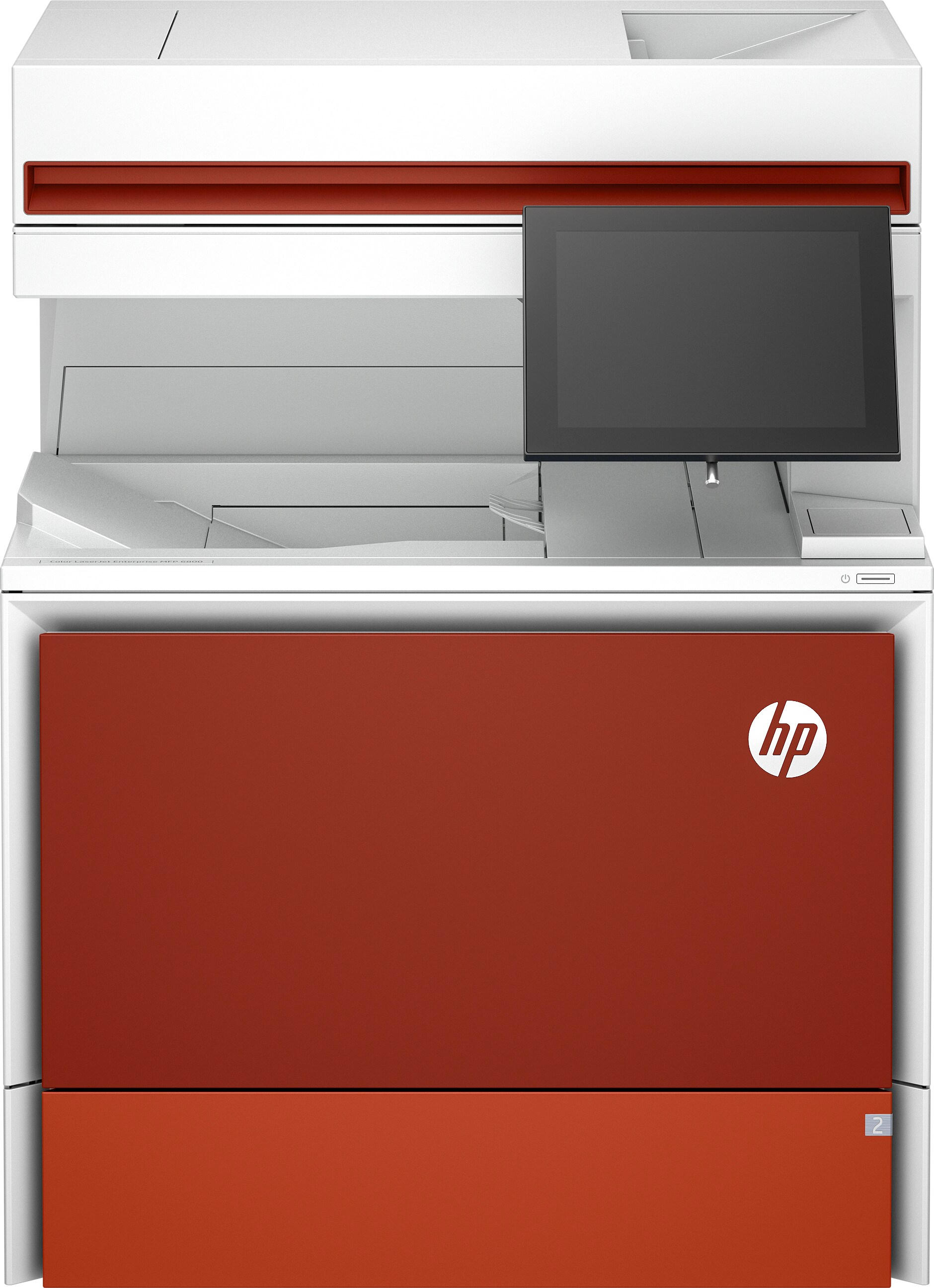 HP Imprimante multifonction Color LaserJet Enterprise 6800dn, Impression, copie, numérisation, télécopie (en option), Chargeur automatique de documents. Bacs haute capacité en option. Écran tactile. Cartouche TerraJet HP Imprimante multifonction Color LaserJet Enterprise 6800dn, Impression, copie, numérisation, télécopie (en option), Chargeur automatique de documents. Bacs haute capacité en option. Écran tactile. Cartouche TerraJet