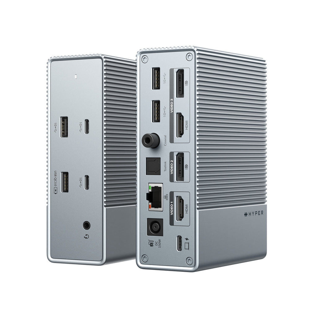 Targus HDG215-EU station d'accueil Avec fil USB 3.2 Gen 1 (3.1 Gen 1) Type-C Argent Targus HDG215-EU station d'accueil Avec fil USB 3.2 Gen 1 (3.1 Gen 1) Type-C Argent