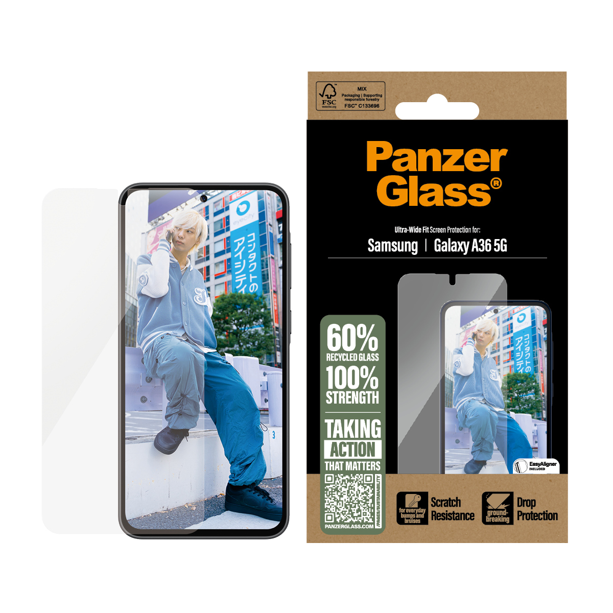  Ultra-Wide Fit Protection d'écran transparent 1 pièce(s)