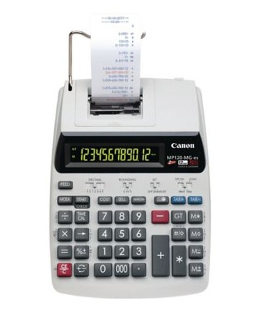 Canon MP120-MG-es II calculatrice Bureau Calculatrice imprimante Blanc Canon MP120-MG-es II calculatrice Bureau Calculatrice imprimante Blanc