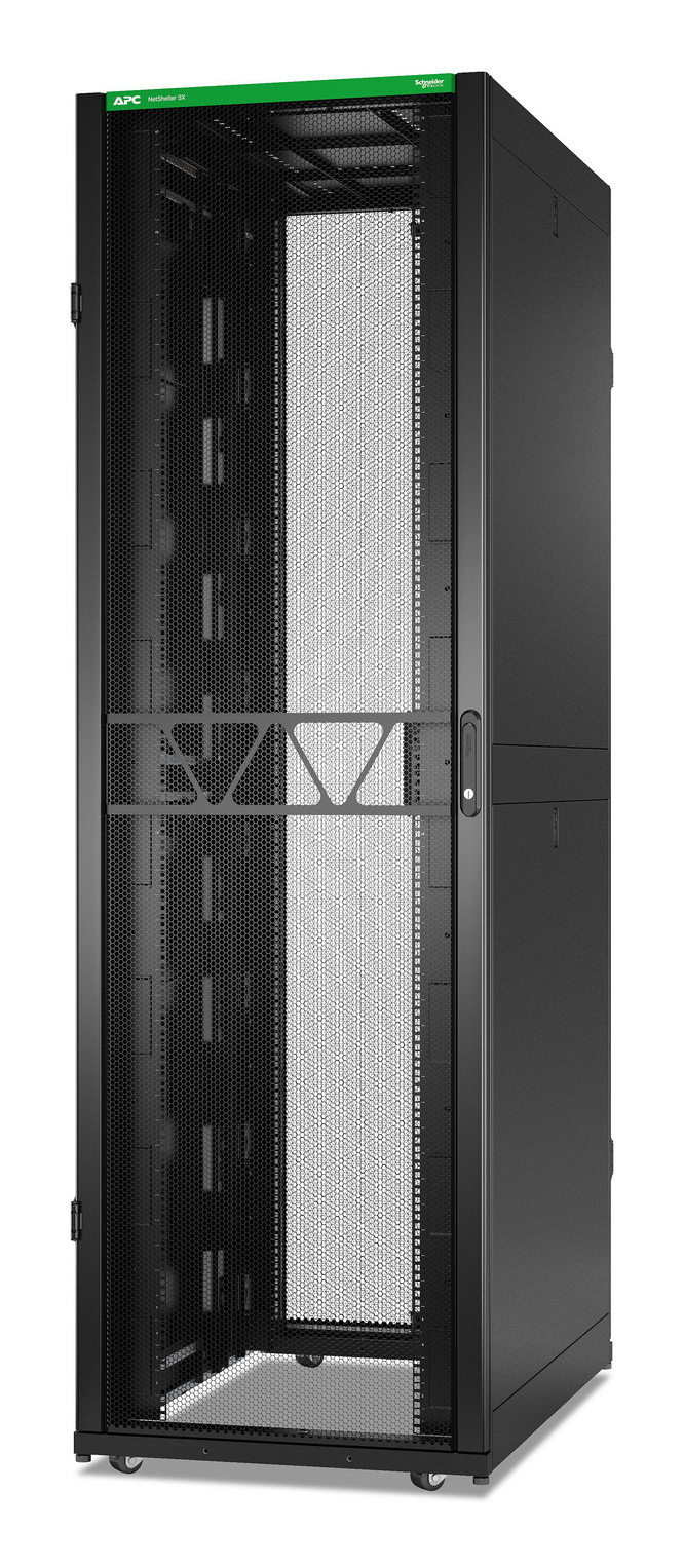APC Rack NetShelter SX2 52U L750XP1200XH2436mm, noir, avec panneaux latéraux