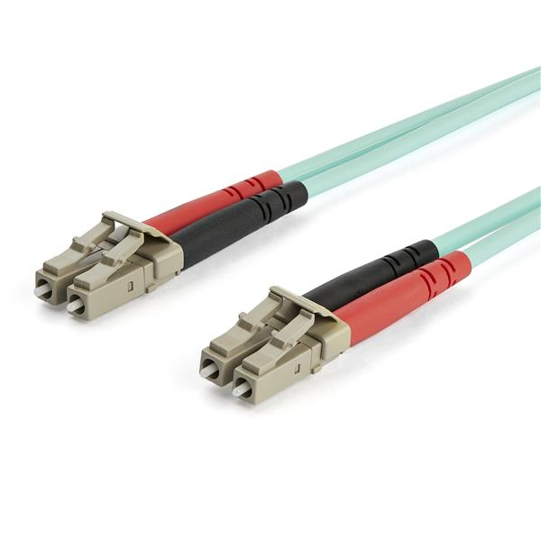StarTech.com Câble fibre optique duplex multimode LC vers LC de 15 m - OM3 StarTech.com Câble fibre optique duplex multimode LC vers LC de 15 m - OM3