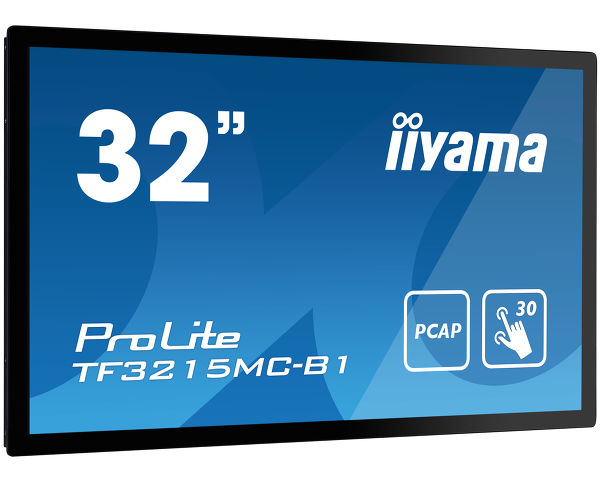 iiyama ProLite TF3215MC-B1 moniteur à écran tactile 81,3 cm (32") 1920 x 1080 pixels une seule pression Kiosque Noir