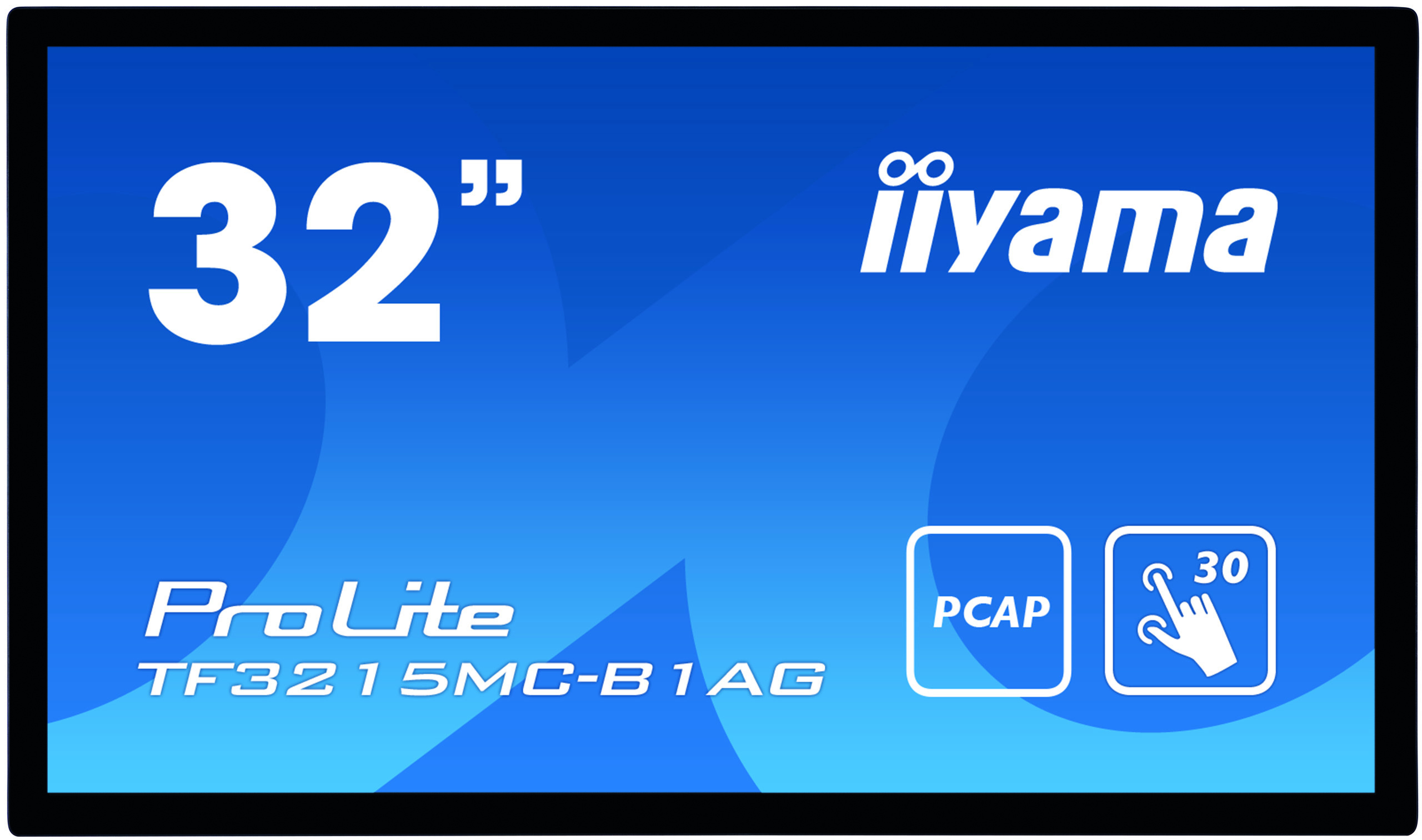 iiyama ProLite TF3215MC-B1AG moniteur à écran tactile 81,3 cm (32") 1920 x 1080 pixels une seule pression Kiosque Noir