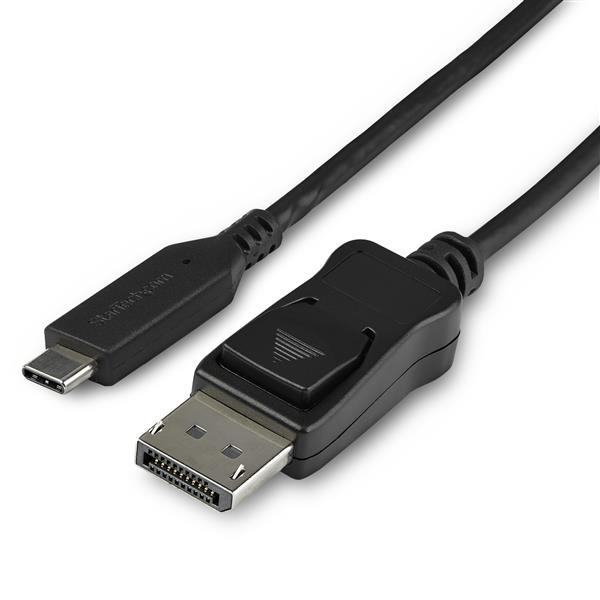 StarTech.com CDP2DP141MB câble vidéo et adaptateur 1 m DisplayPort USB Type-C Noir StarTech.com CDP2DP141MB câble vidéo et adaptateur 1 m DisplayPort USB Type-C Noir