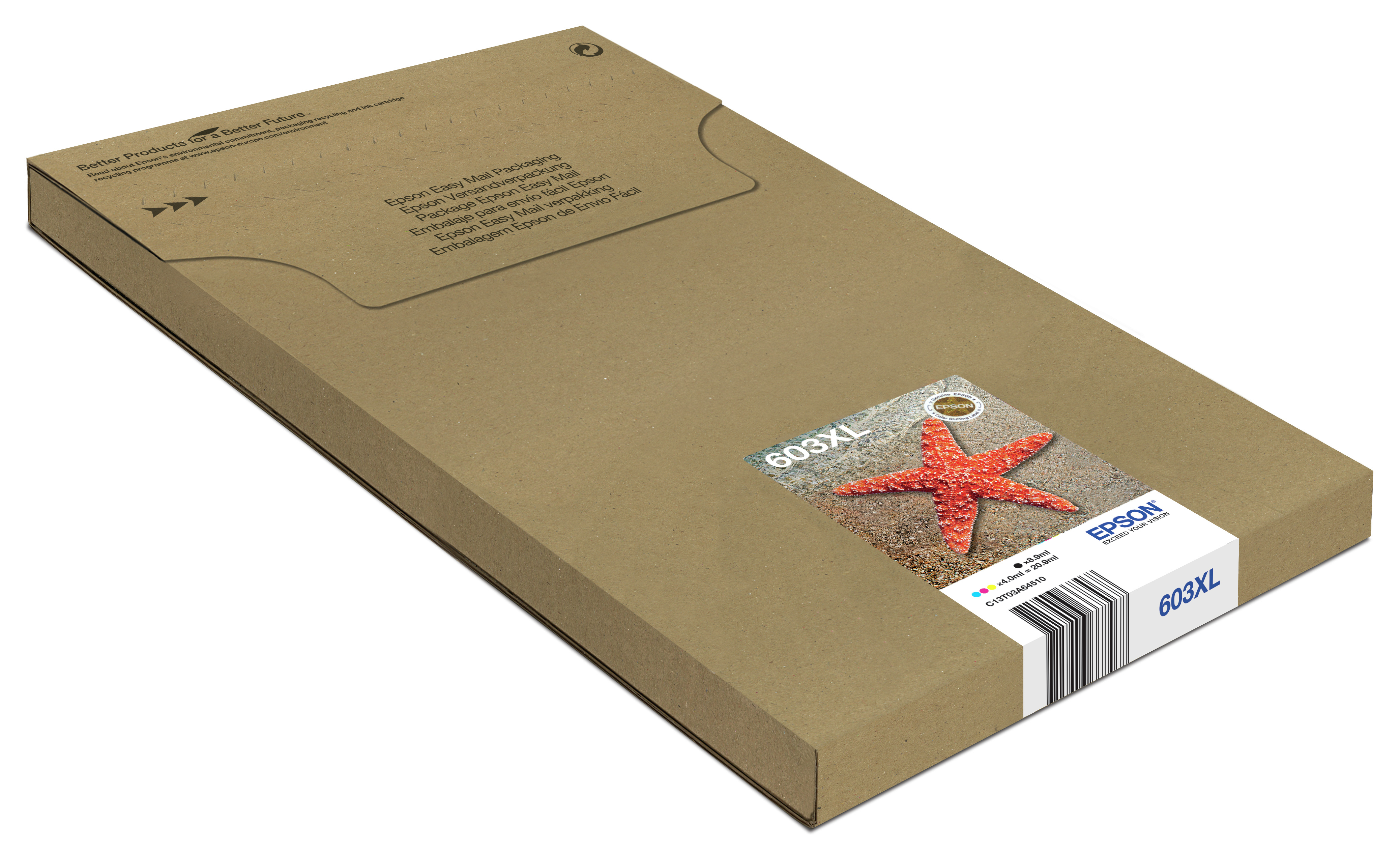 Epson 603XL Multipack Easy Mail Packaging Epson 603XL Multipack Easy Mail Packaging