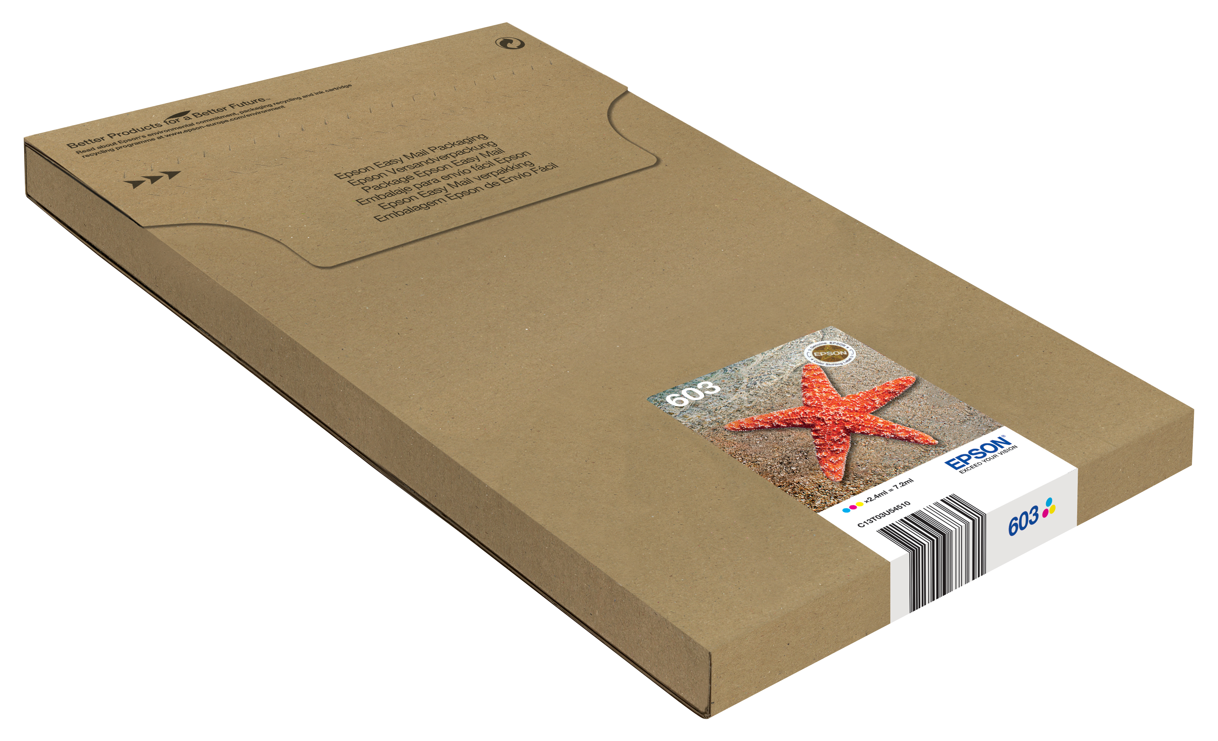 Epson 603 Multipack Easy Mail Packaging Epson 603 Multipack Easy Mail Packaging