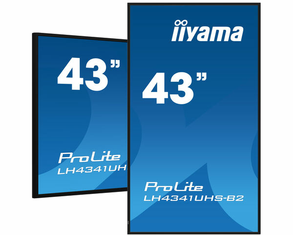 iiyama LH4341UHS-B2 affichage de messages 108 cm (42.5") LCD 500 cd/m² 4K Ultra HD Intégré dans le processeur Android 8.0 18/7 iiyama LH4341UHS-B2 affichage de messages 108 cm (42.5") LCD 500 cd/m² 4K Ultra HD Intégré dans le processeur Android 8.0 18/7
