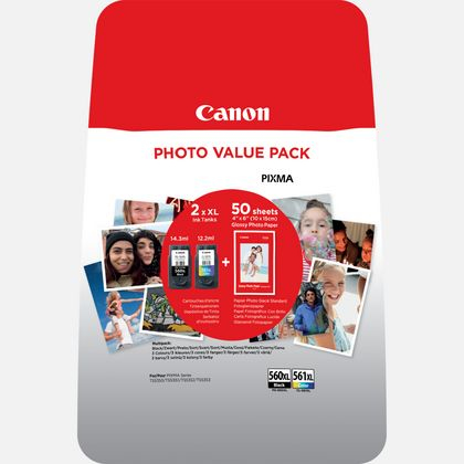Canon PG-560XL/CL-561XL Photo Value Pack Canon PG-560XL/CL-561XL Photo Value Pack