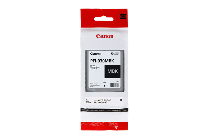 Canon PFI-030 MBK cartouche d'encre 1 pièce(s) Original Noir mat Canon PFI-030 MBK cartouche d'encre 1 pièce(s) Original Noir mat