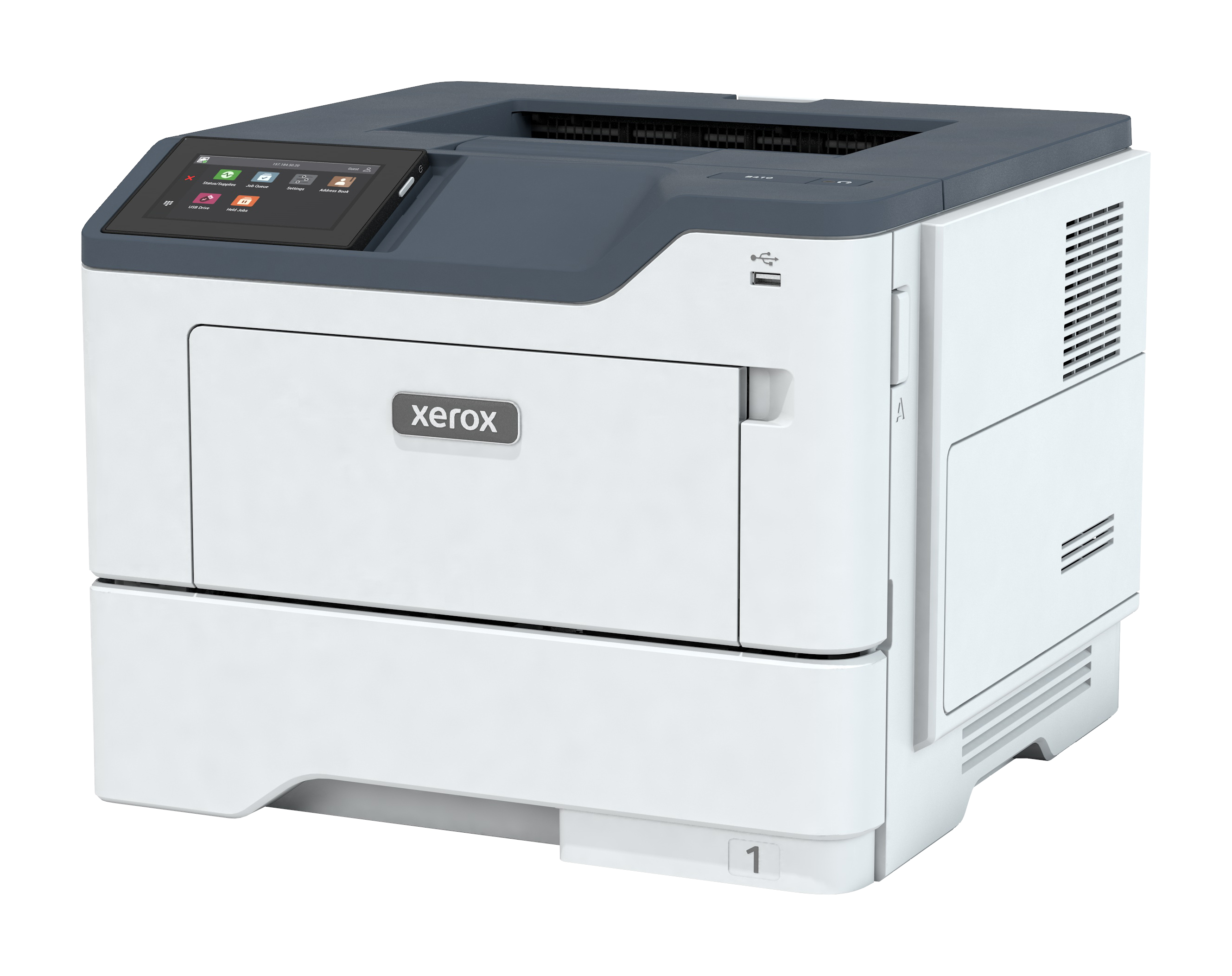 Xerox Imprimante recto verso A4 47 ppm B410, PS3 PCL5e/6, 2 magasins, total 650 feuilles Xerox Imprimante recto verso A4 47 ppm B410, PS3 PCL5e/6, 2 magasins, total 650 feuilles