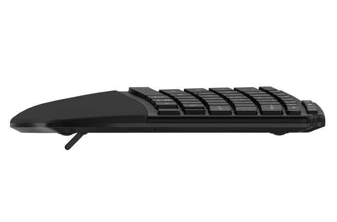 Kensington Pro Fit Ergo KB675 EQ TKL clavier maison/bureau USB + RF Wireless + Bluetooth QWERTY US International Noir Kensington Pro Fit Ergo KB675 EQ TKL clavier maison/bureau USB + RF Wireless + Bluetooth QWERTY US International Noir