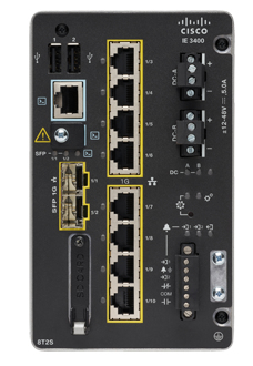 Catalyst IE3400 Géré L2 Gigabit Ethernet (10/100/1000) Noir Catalyst IE3400 Géré L2 Gigabit Ethernet (10/100/1000) Noir