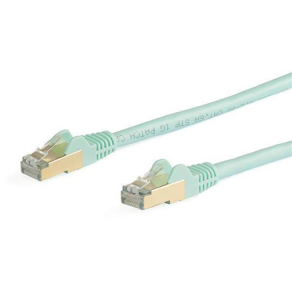 StarTech.com Câble réseau Ethernet RJ45 Cat6 de 7 m - Aqua StarTech.com Câble réseau Ethernet RJ45 Cat6 de 7 m - Aqua