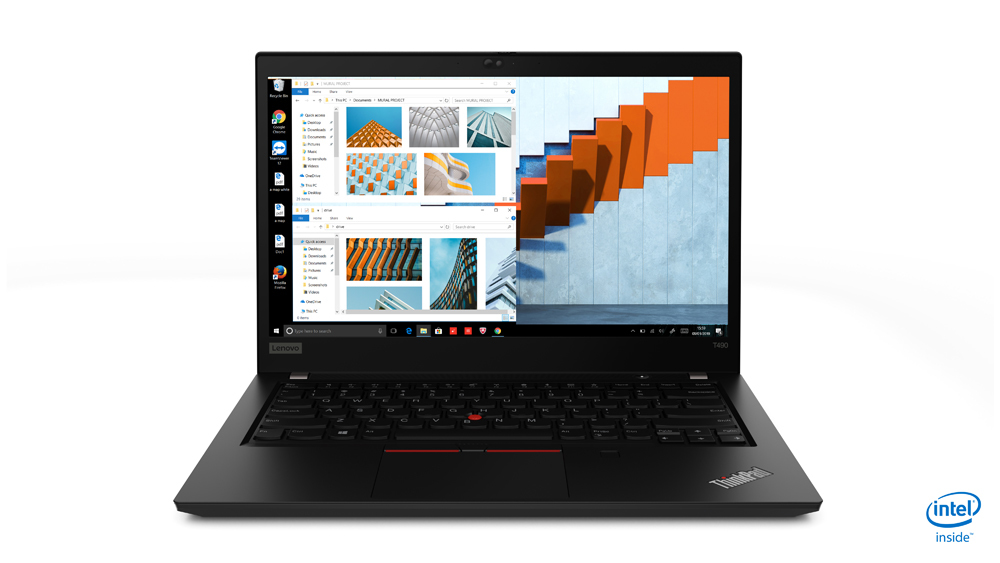 Lenovo ThinkPad T490 Ordinateur portable 35,6 cm (14") 1920 x 1080 pixels Intel® Core™ i7 de 8e génération 16 Go DDR4-SDRAM 512 Go SSD Wi-Fi 5 (802.11ac) Windows 10 Pro Noir