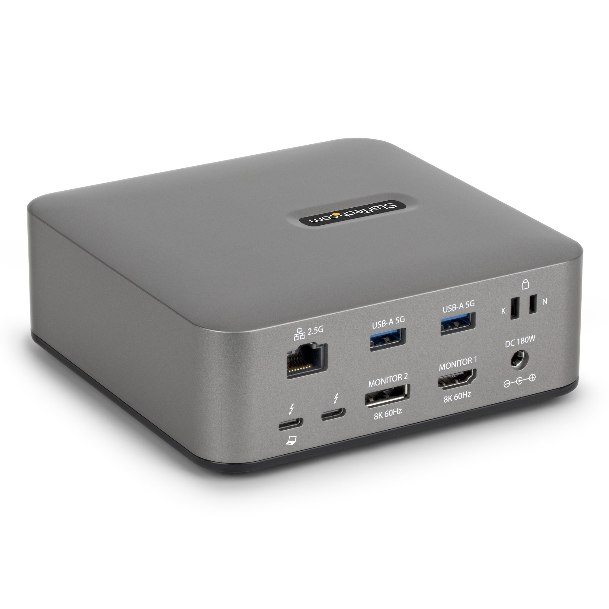 StarTech.com 215UE-TB5USB4DOCK station d'accueil Avec fil Thunderbolt 5 Gris