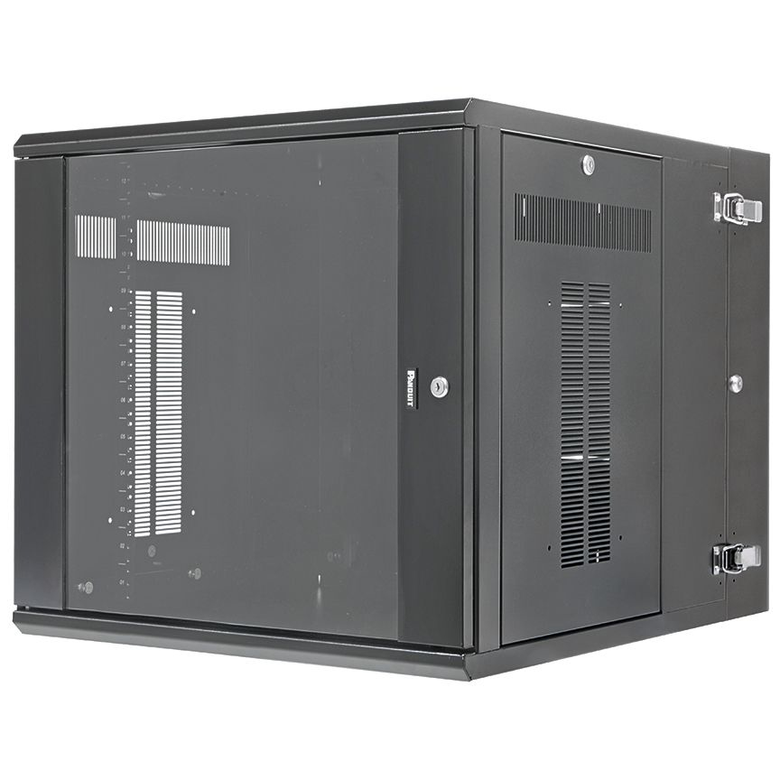 étagère 12U Rack monté sur le mur Noir étagère 12U Rack monté sur le mur Noir