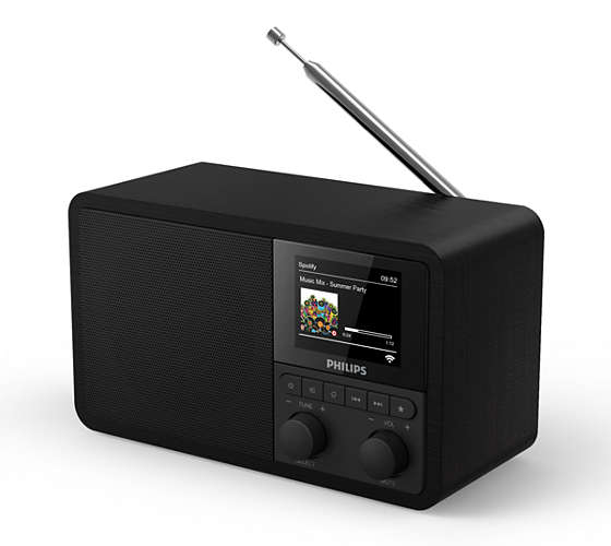 Philips TAPR802/12 Radio portable Internet Numérique Noir