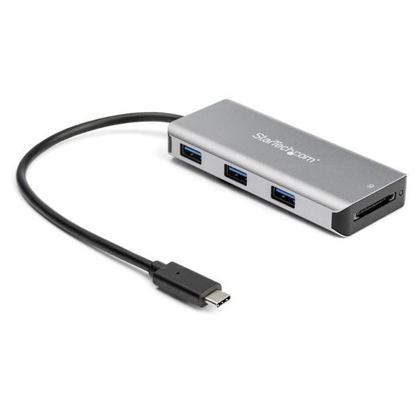 StarTech.com Hub USB-C 3 ports USB et lecteur de carte SD StarTech.com Hub USB-C 3 ports USB et lecteur de carte SD
