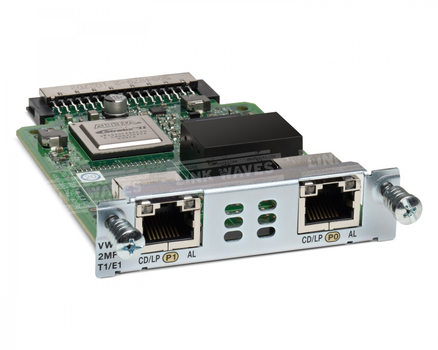 Cisco Third-Generation 2-Port T1/E1 Multiflex Trunk Voice/WAN Interface Card Cisco Third-Generation 2-Port T1/E1 Multiflex Trunk Voice/WAN Interface Card