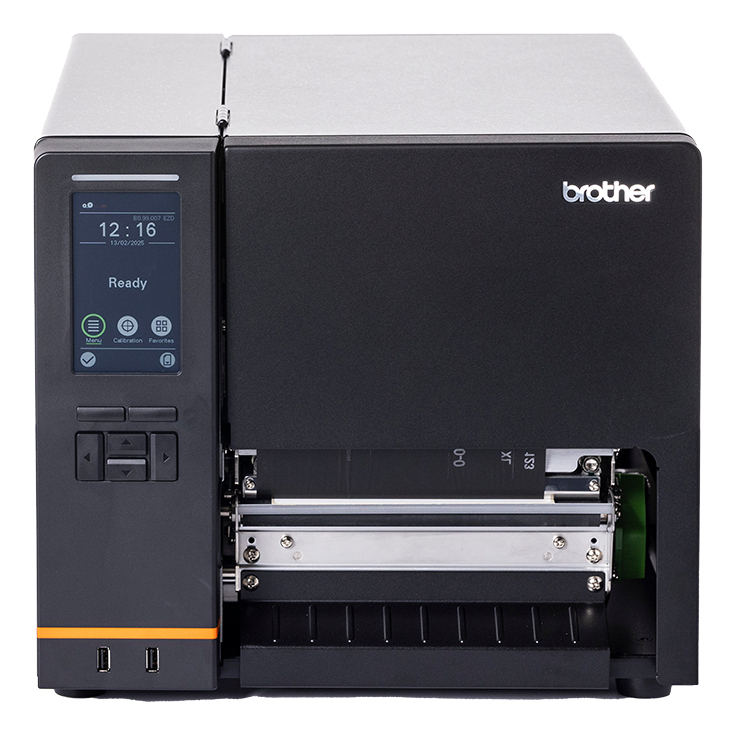 Brother TJ6421TN imprimante pour étiquettes Thermique direct/Transfert thermique Couleur 203 x 300 DPI 304,8 mm/sec Avec fil Ethernet/LAN Wifi Bluetooth