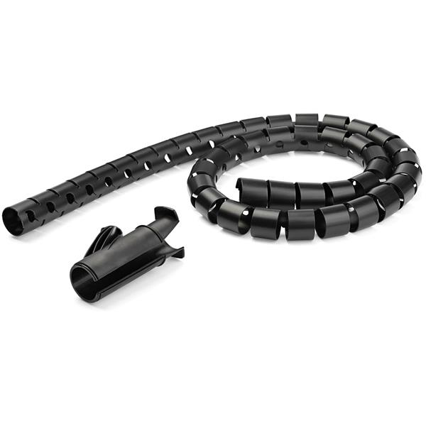 StarTech.com Gaine spirale range-câble en noir StarTech.com Gaine spirale range-câble en noir