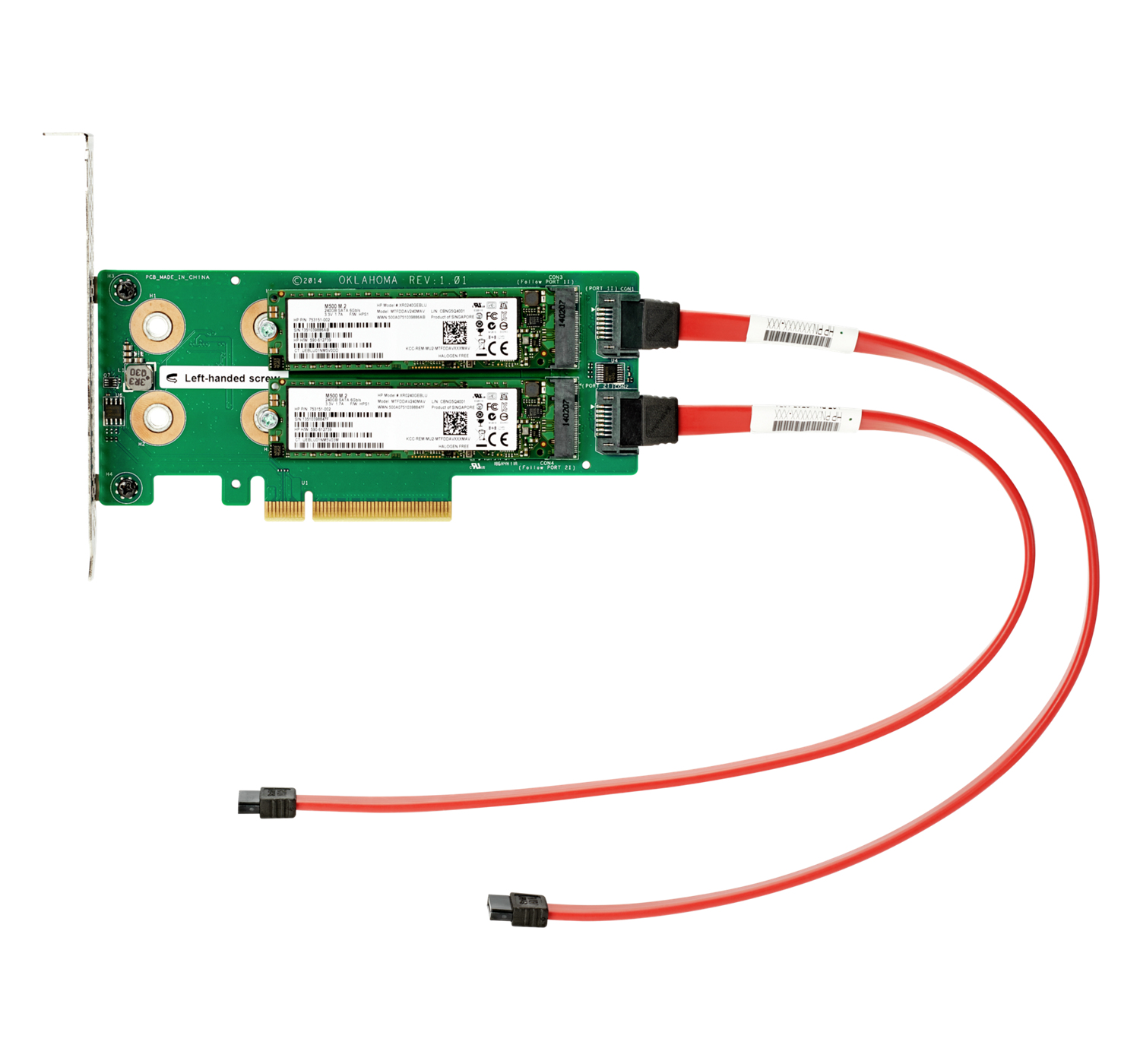 HPE Universal SATA HH M.2 Kit