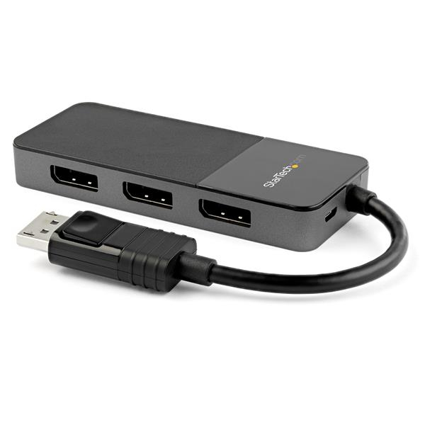 StarTech.com Hub MST à 3 ports DisplayPort - DP 1.4 - Multi Stream Transport