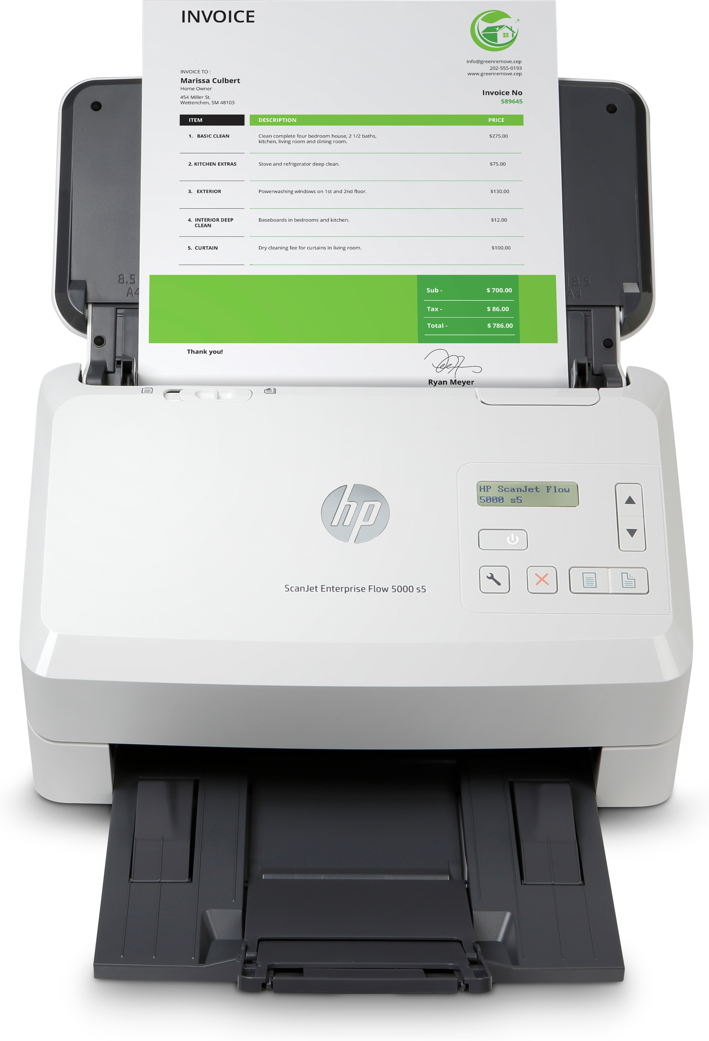 HP ScanJet Enterprise Flow 5000 s5 HP ScanJet Enterprise Flow 5000 s5