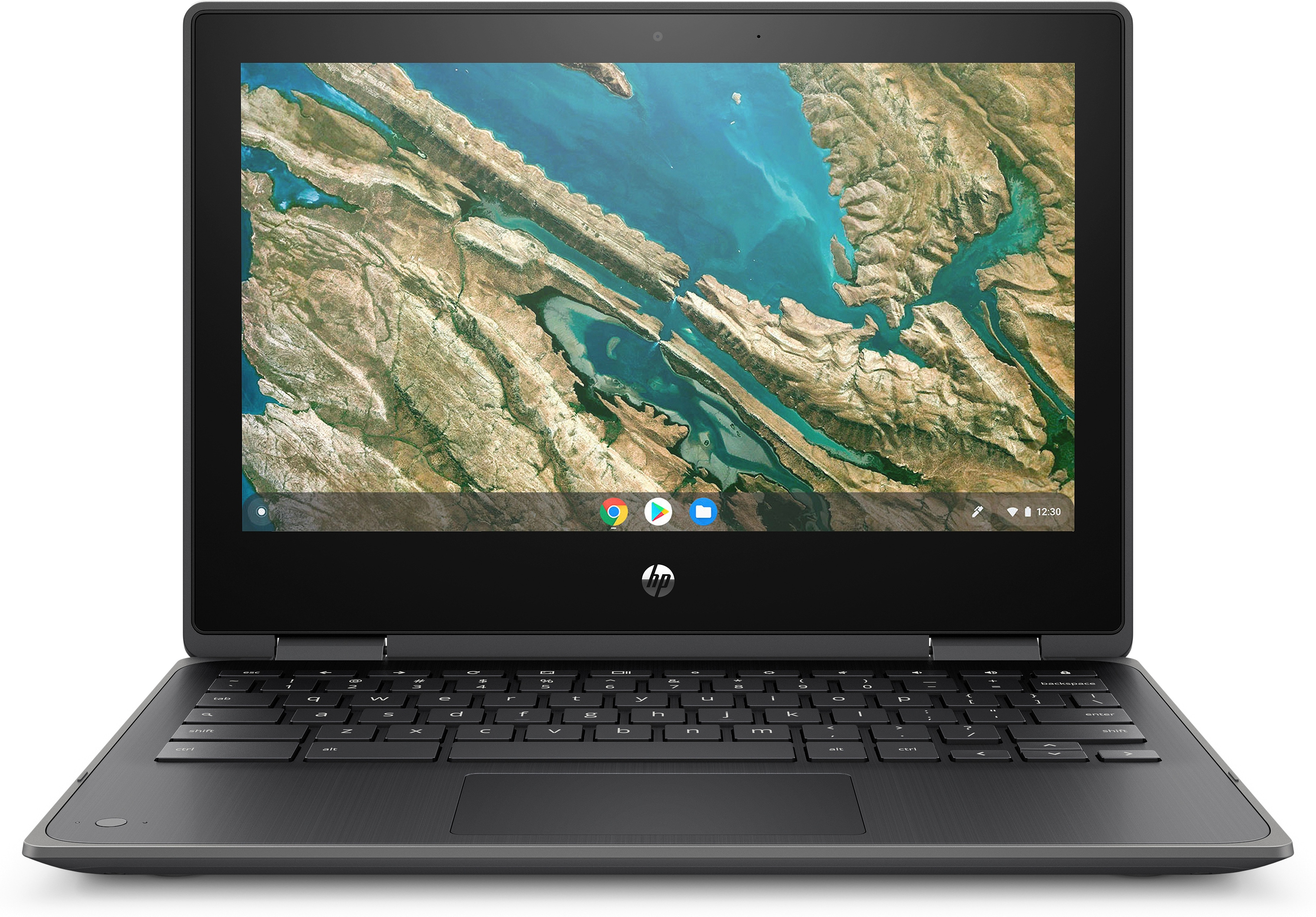 HP Chromebook x360 11 G3 EE 29,5 cm (11.6") 1366 x 768 pixels Écran tactile Intel® Celeron® 4 Go LPDDR4-SDRAM 32 Go eMMC Wi-Fi 5 (802.11ac) Système d'exploitation Chrome Gris