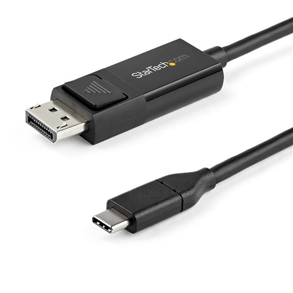 StarTech.com Câble USB Type-C vers DisplayPort 1.2 (bidirectionnel) - 1m - Adaptateur USB-C à DP StarTech.com Câble USB Type-C vers DisplayPort 1.2 (bidirectionnel) - 1m - Adaptateur USB-C à DP