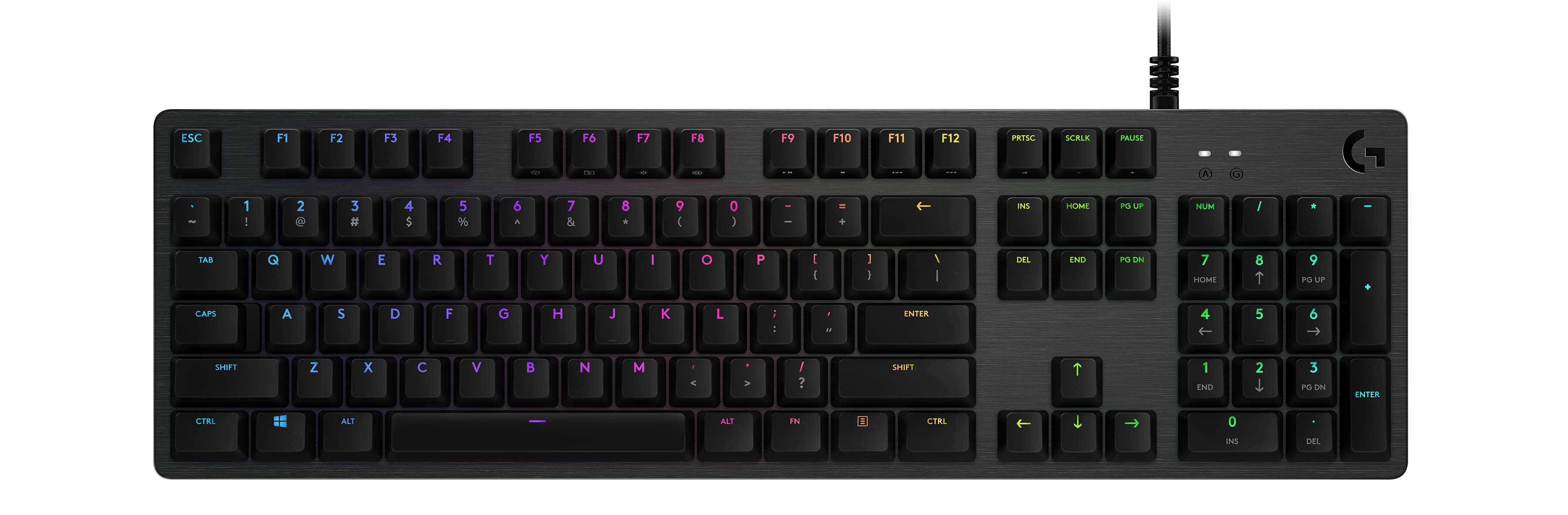 G512 Carbon clavier USB QWERTY Anglais britannique Noir G512 Carbon clavier USB QWERTY Anglais britannique Noir
