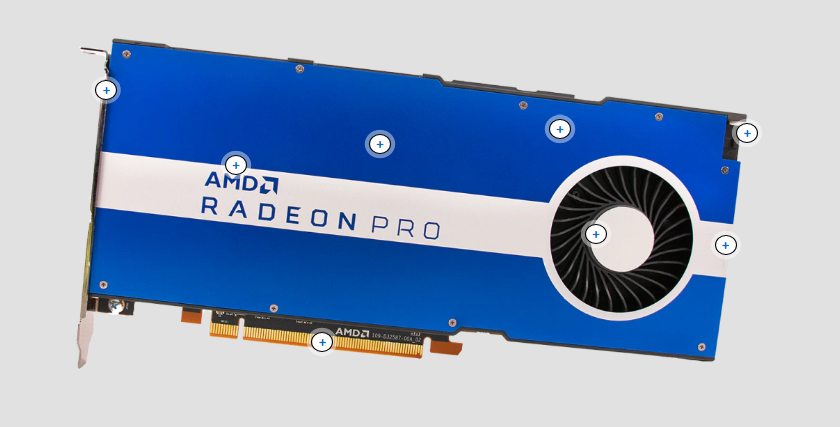 AMD Radeon Pro W5500 AMD Radeon Pro W5500