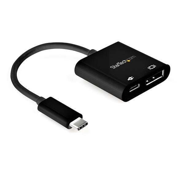 StarTech.com USB C to DisplayPort Adapter with 60W Power Delivery Pass-Through StarTech.com USB C to DisplayPort Adapter with 60W Power Delivery Pass-Through