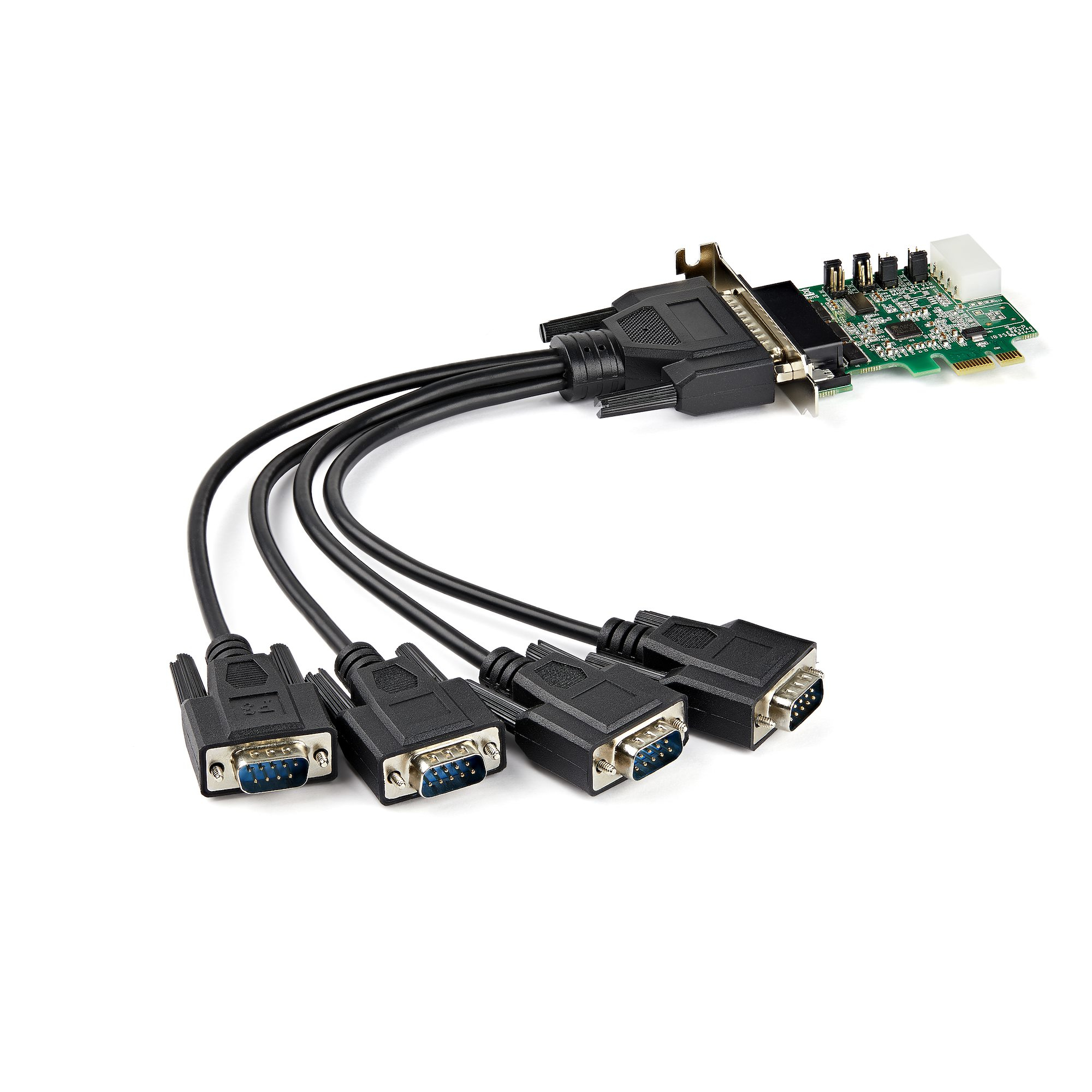 StarTech.com 4-port PCI Express RS232 Serial Adapter Card StarTech.com 4-port PCI Express RS232 Serial Adapter Card