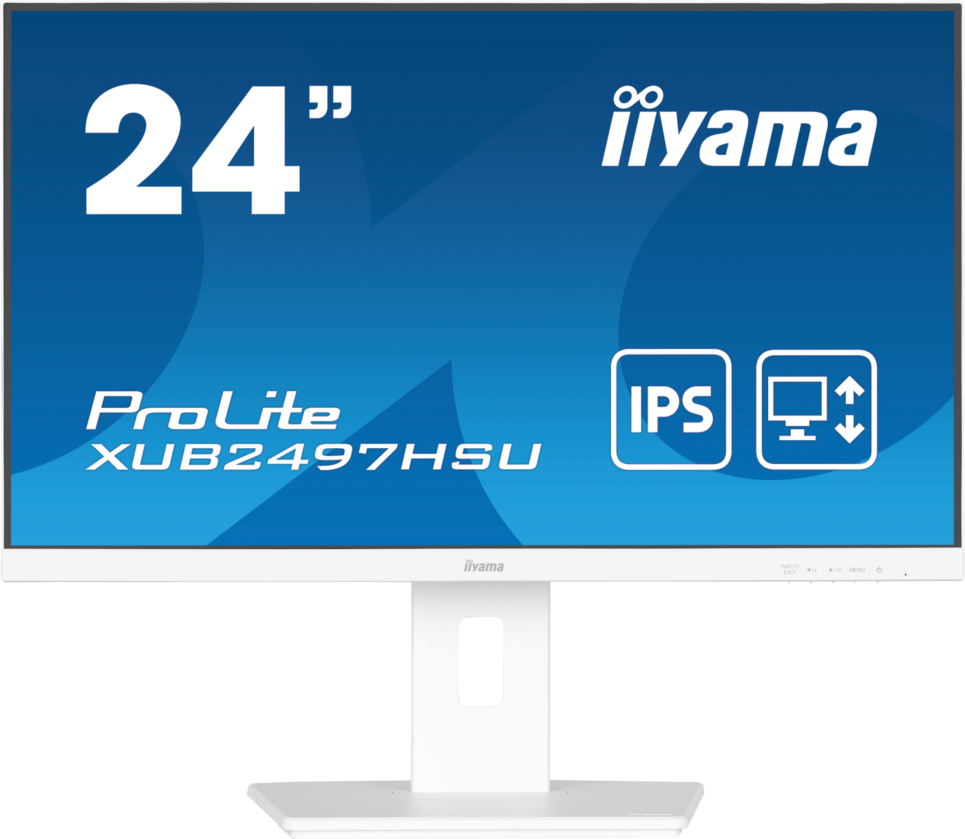 iiyama ProLite XUB2497HSU-W2 écran plat de PC 60,5 cm (23.8") 1920 x 1080 pixels Full HD LED Blanc iiyama ProLite XUB2497HSU-W2 écran plat de PC 60,5 cm (23.8") 1920 x 1080 pixels Full HD LED Blanc