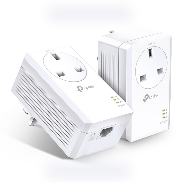 TP-Link Powerline TL-PA7017P AV1000 Gigabit Passthrough