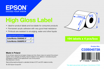 High Gloss Label Die-Cut Roll High Gloss Label Die-Cut Roll