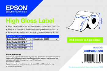 High Gloss Label Die-Cut High Gloss Label Die-Cut