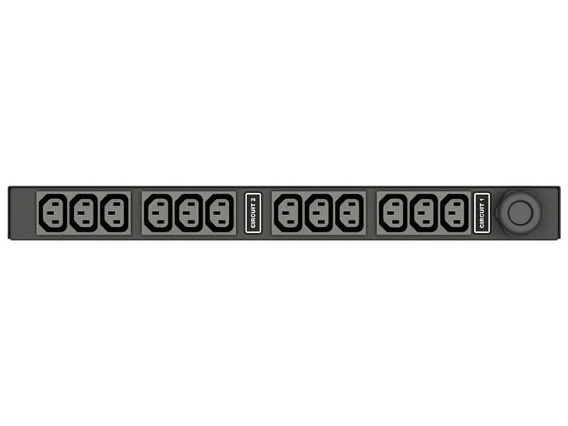 Vertiv Geist Basic unité de distribution d'énergie 12 sortie(s) CA 0U/1U Noir Vertiv Geist Basic unité de distribution d'énergie 12 sortie(s) CA 0U/1U Noir