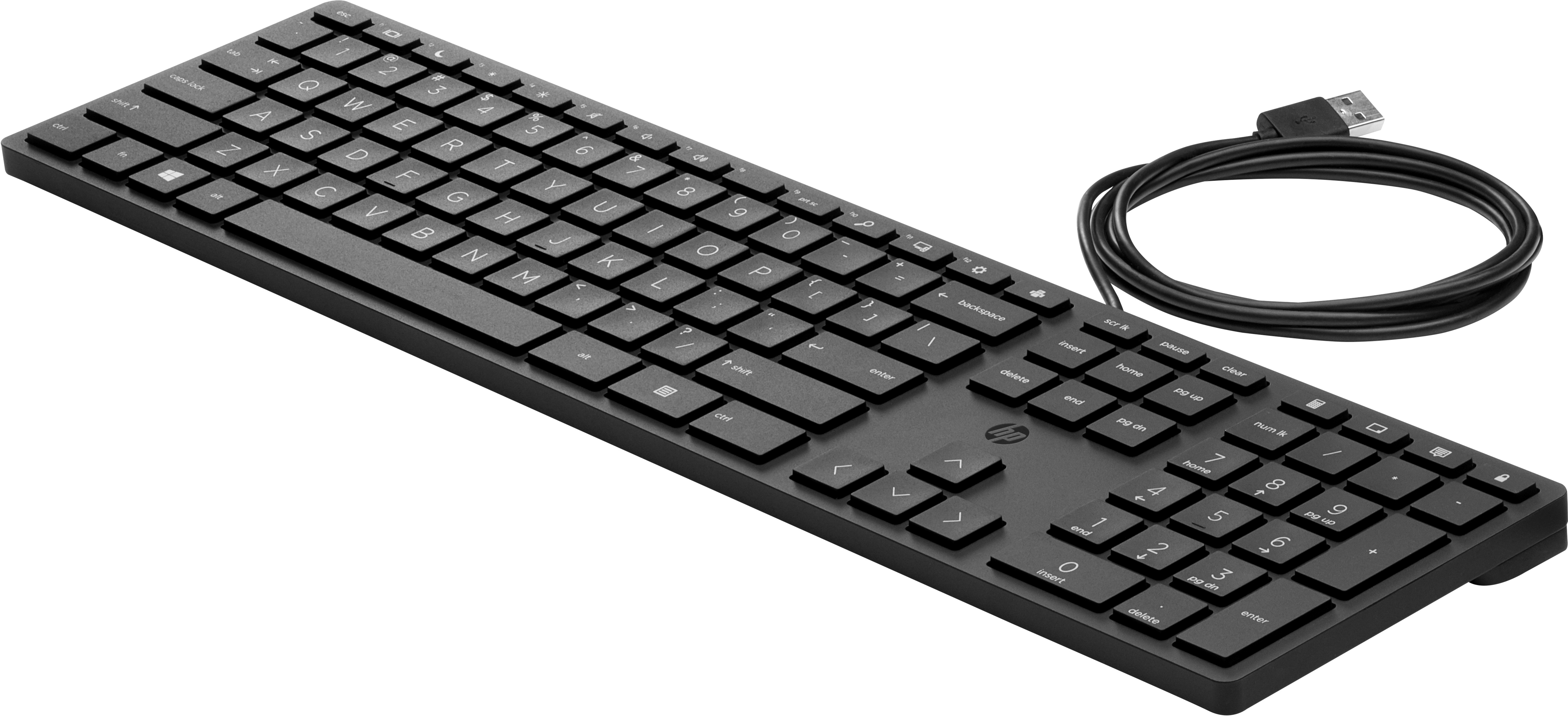 320K clavier USB QWERTY Anglais Noir