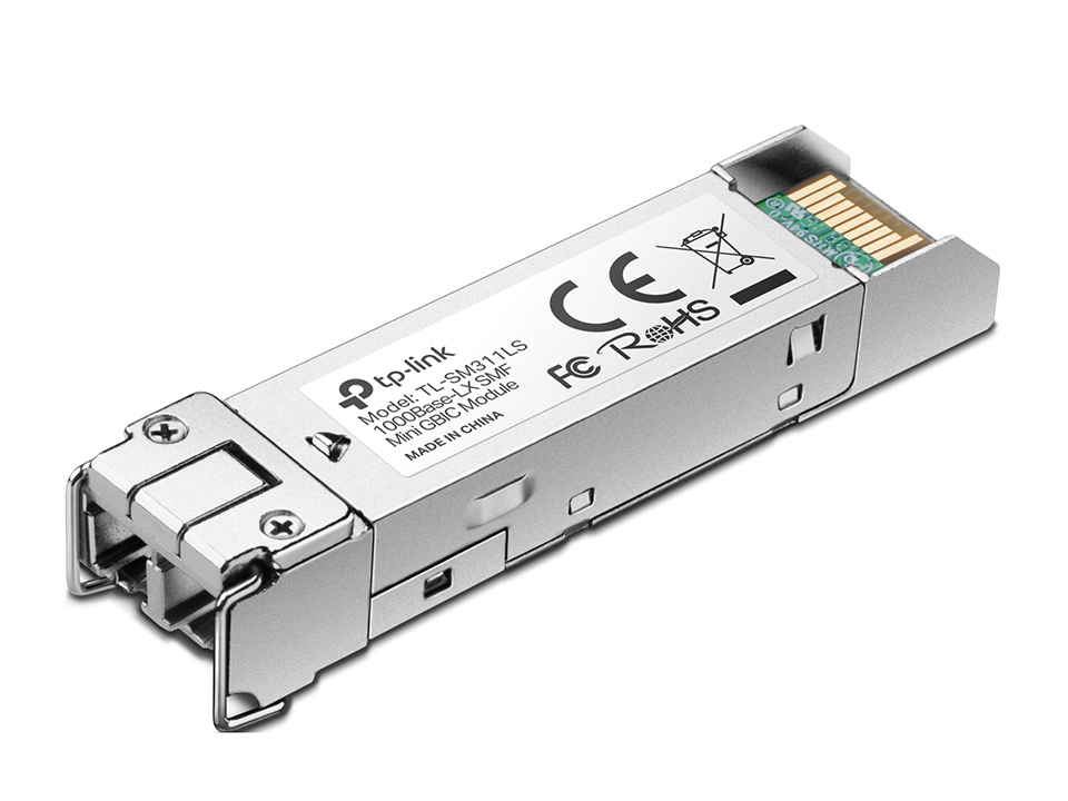 TP-Link TL-SM311LS module émetteur-récepteur de réseau Fibre optique 1250 Mbit/s mini-GBIC/SFP 1310 nm TP-Link TL-SM311LS module émetteur-récepteur de réseau Fibre optique 1250 Mbit/s mini-GBIC/SFP 1310 nm
