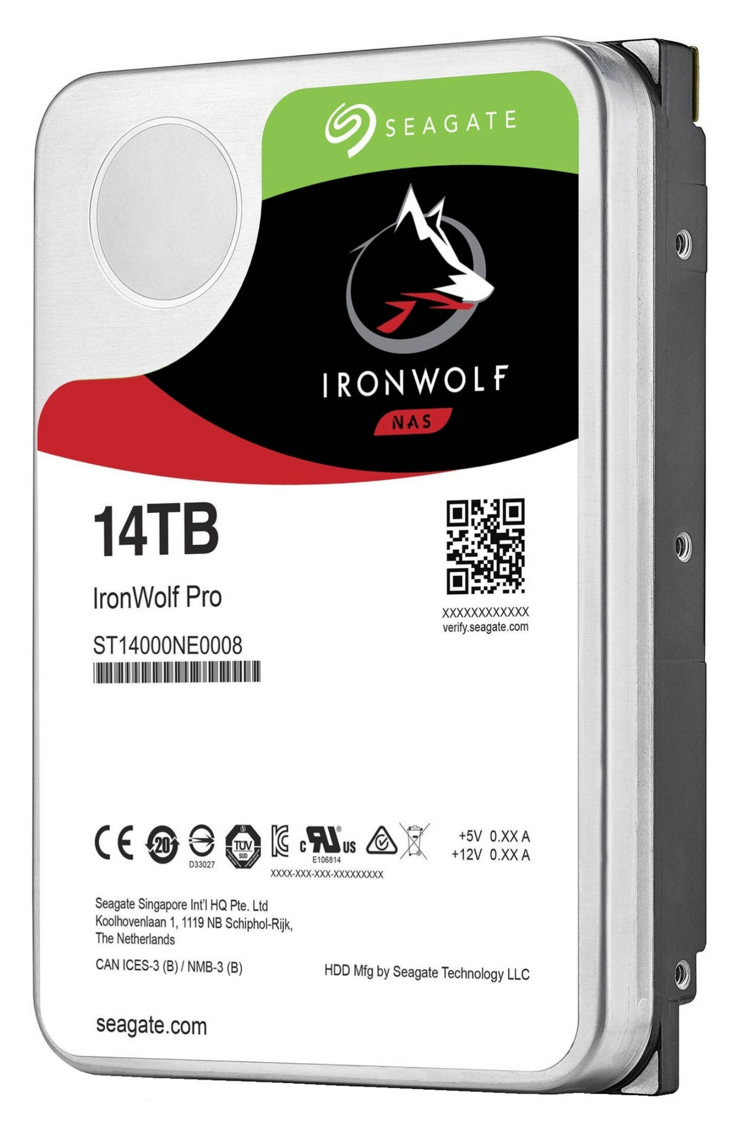 NAS HDD 3.5" IronWolf Pro 14TB 7.2K SATA NAS HDD 3.5" IronWolf Pro 14TB 7.2K SATA