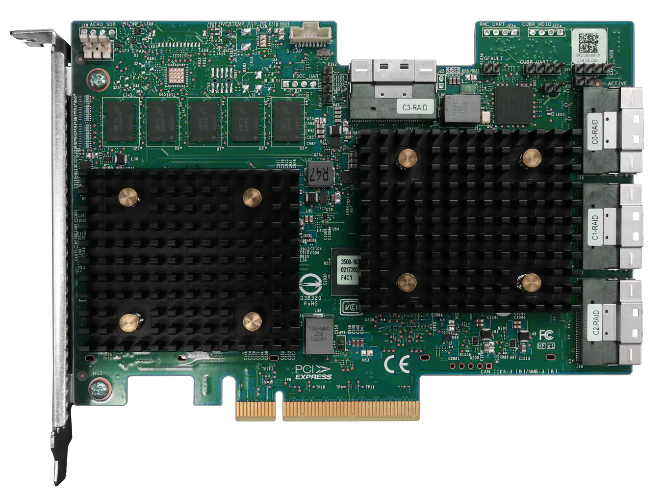 Lenovo 4Y37A09733 contrôleur RAID PCI Express x8 4.0 12 Gbit/s