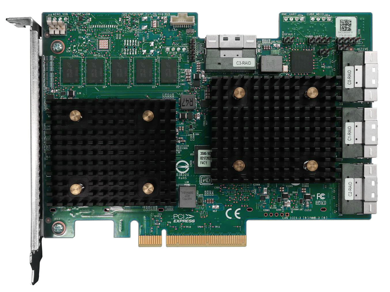 Lenovo 4Y37A09733 contrôleur RAID PCI Express x8 4.0 12 Gbit/s Lenovo 4Y37A09733 contrôleur RAID PCI Express x8 4.0 12 Gbit/s