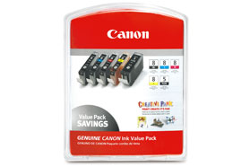 Canon CLI Value Pack 8 Multipack Canon CLI Value Pack 8 Multipack