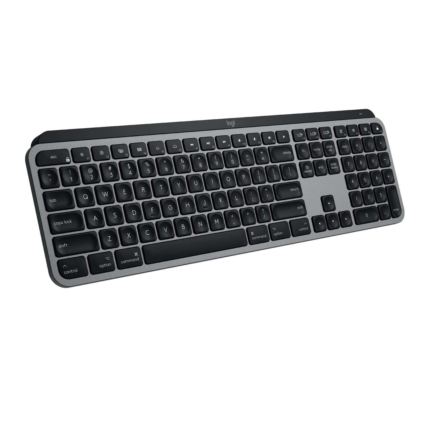 MX Keys for Mac clavier RF sans fil + Bluetooth QWERTZ Suisse Aluminium, Noir MX Keys for Mac clavier RF sans fil + Bluetooth QWERTZ Suisse Aluminium, Noir